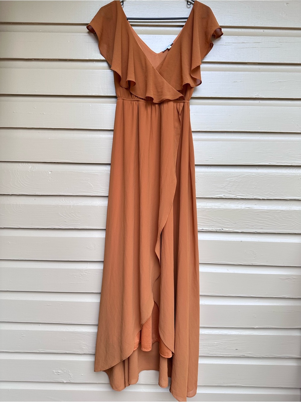 Baltic Born Katya Ruffle Maxi Dress Size Small